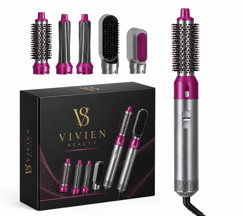 AirGlow™ - Escova Modeladora 5 em 1 original [+BRINDE EXCLUSIVO]
