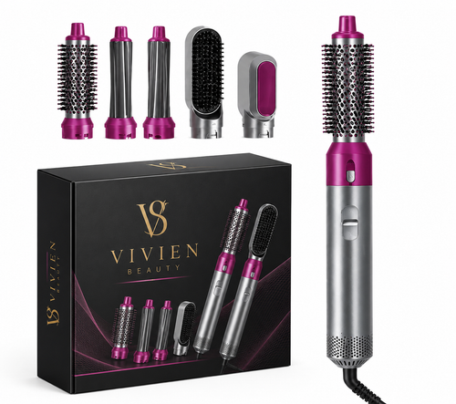 AirGlow™ - Escova Modeladora 5 em 1 original [+BRINDE EXCLUSIVO]